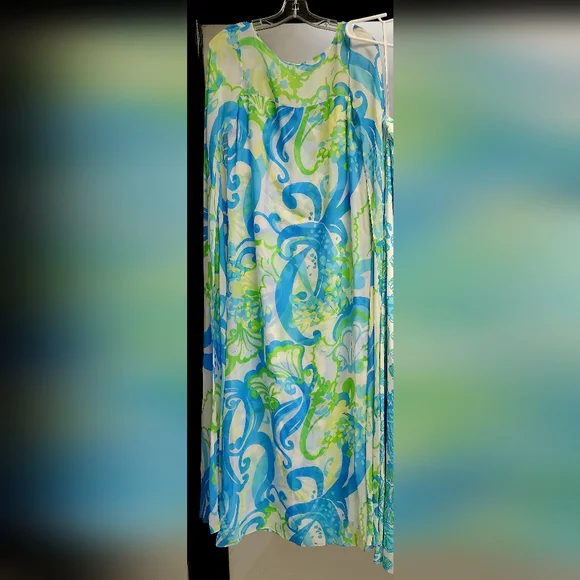 Lilly Pulitzer HTF 🦄 Kingston Maxi Caftan. Size 2. - Picture 2 of 7